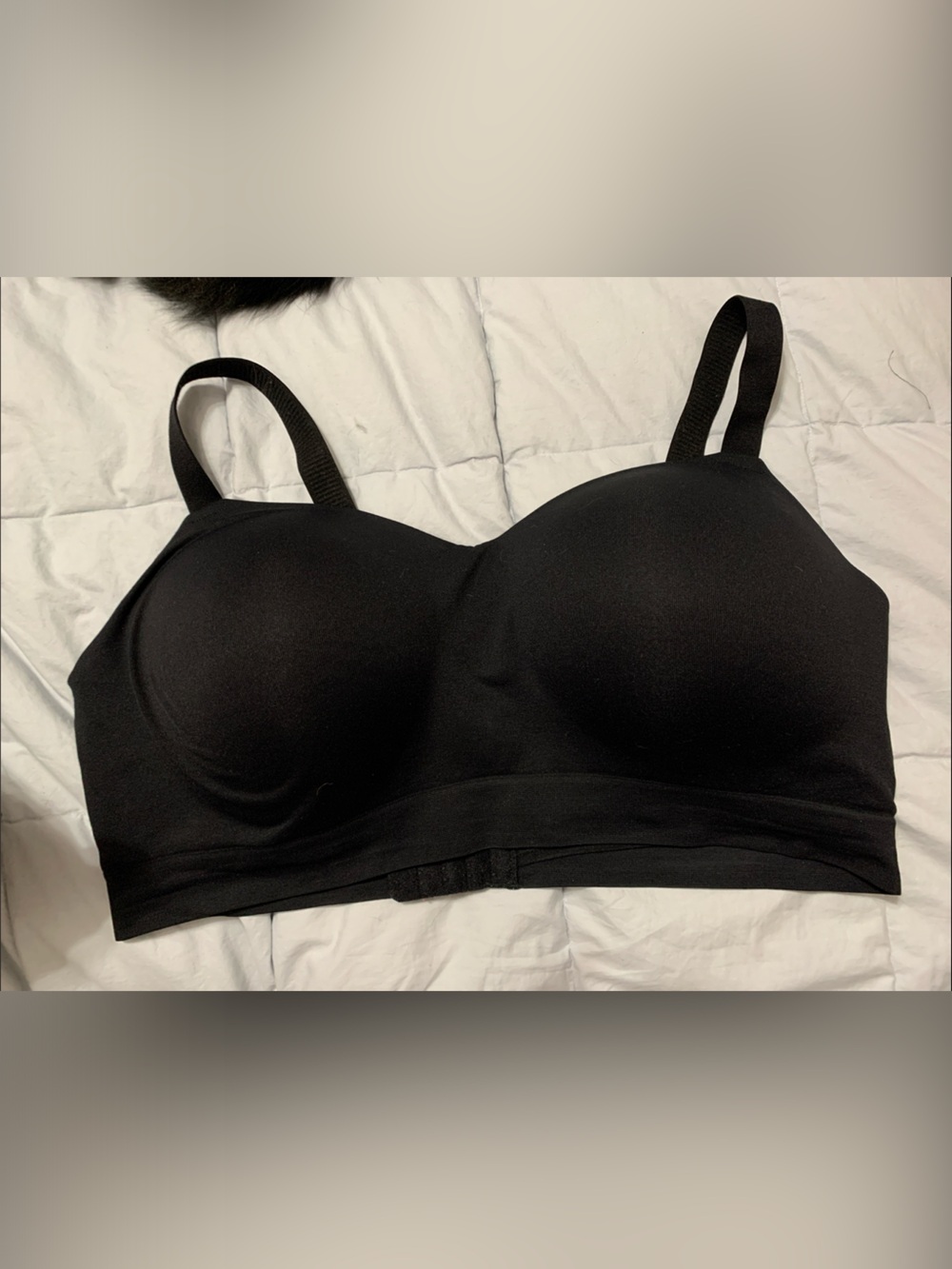Shapermint Truekind plus size Seamless Black Contour Bra XXL